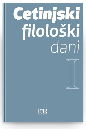 Picture of Cetinjski filološki dani I 