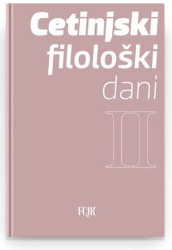 Slika Cetinjski filološki dani II