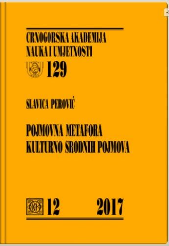 Slika Slavica Perović: Pojmovna metafora kulturno srodnih pojmova