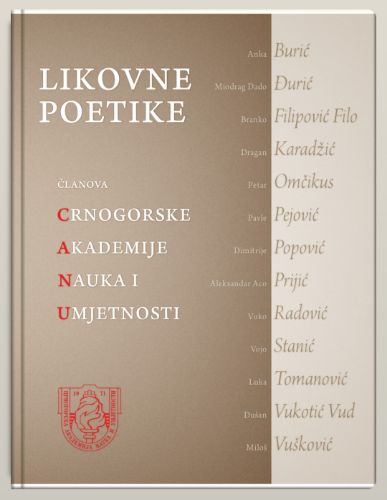 Slika Likovne poetike članova Crnogorske akademije nauka i umjetnosti