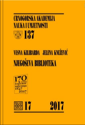 Slika Vesna Kilibarda, Jelena Knežević: Njegoševa biblioteka