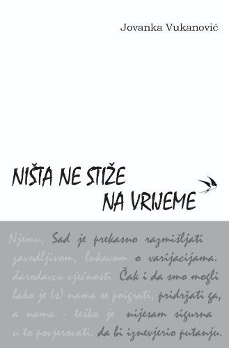 ništa ne stiže na vrijeme cover