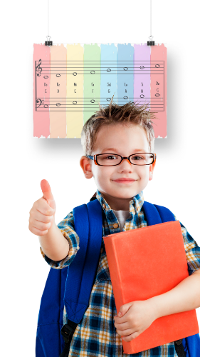 Slika Poster - Rainbow ljestvica  (Rainbow serija)